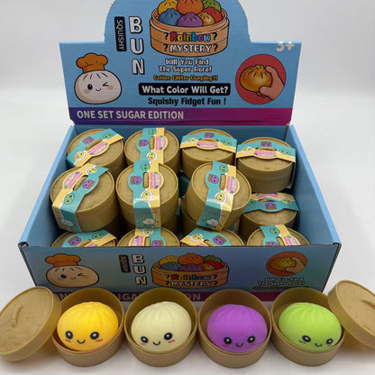 TPR Squishy Steamed Stuffed Bun Sensory Toy  7
