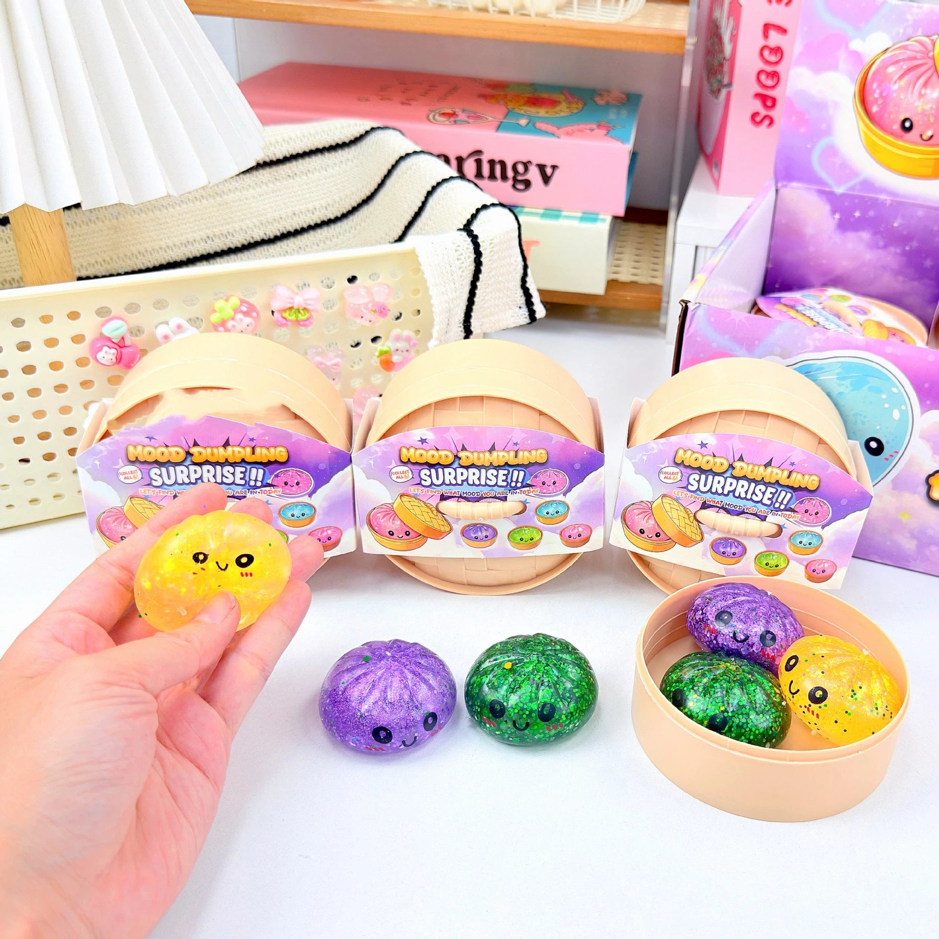TPR Mood Dumpling Stress Relief Squishy Squeeze Toy  3