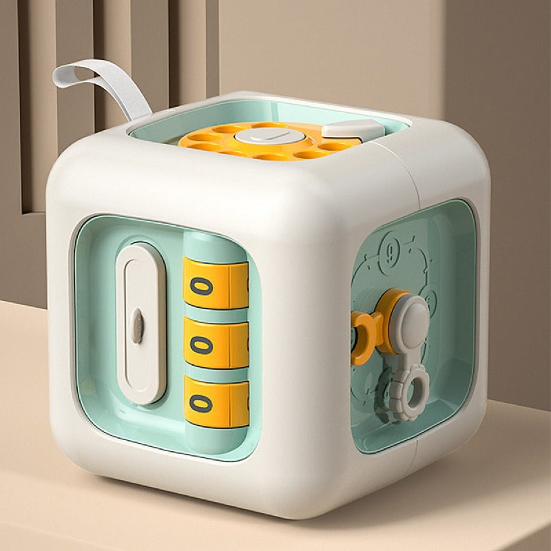 Plastic Montessori Toys Multifunctional Activity Cube for Kids 5