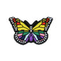 20pcs Silicone Focal Beads Butterfly Colorful Pattern Design 8