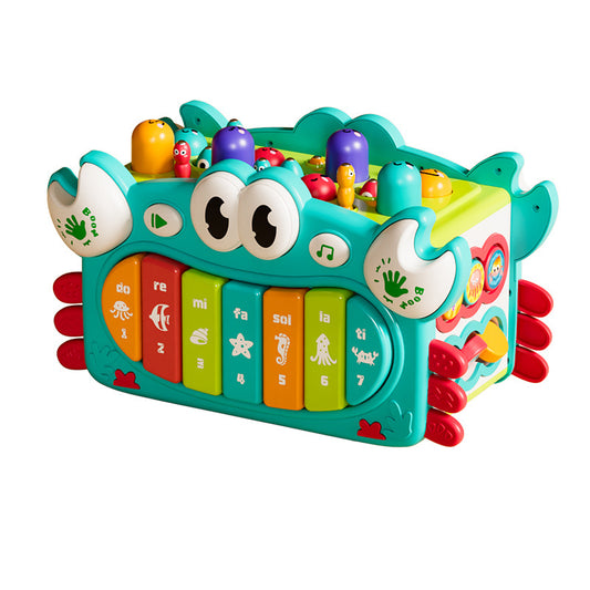 Crab Shape Plastic Kids Musical Instrument Educational Toy