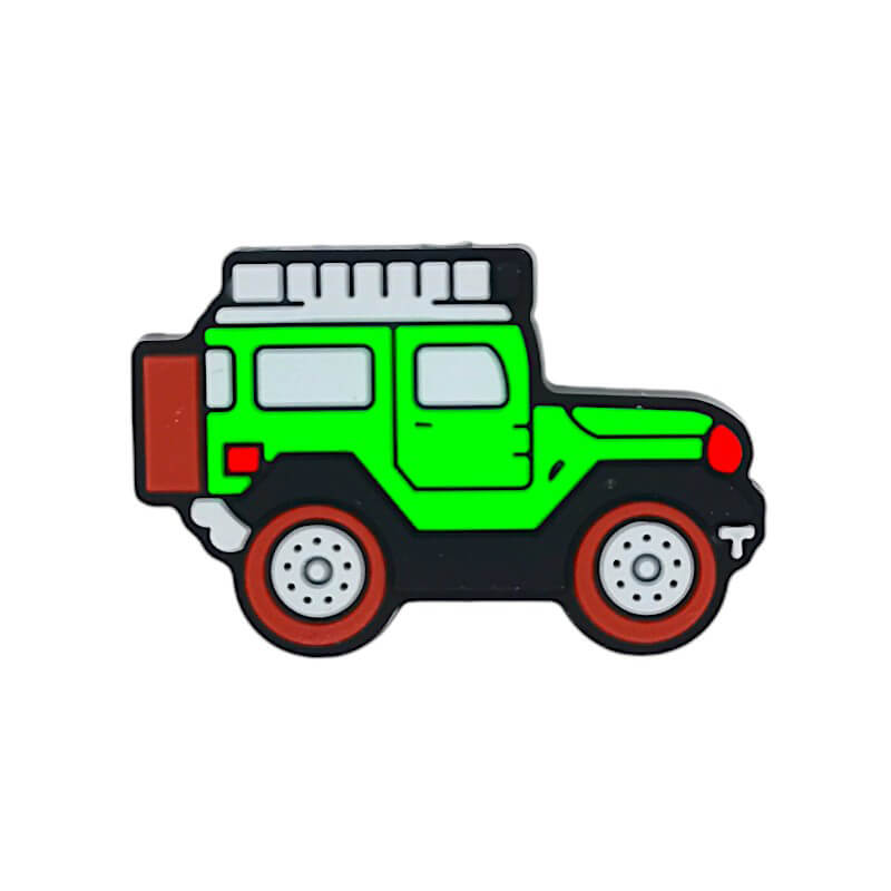 Three Color Silicone Focal Beads Off Road Vehicle Side Profile 2