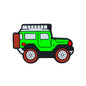 Three Color Silicone Focal Beads Off Road Vehicle Side Profile 2