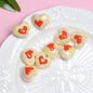 2pcs Light In The Dark Heart Acrylic Beads DIY Bracelet Making 9