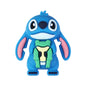 20Pcs Silicone 3D Focal Beads Blue Alien Character Large Ears Stacked Figure 12