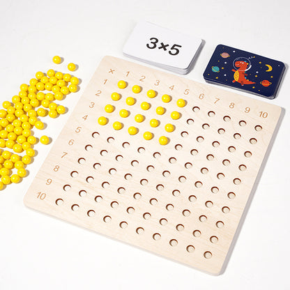 Wooden Multiplication and Division Board Montessori Toys Educational 2