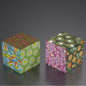 Plastic Zodiac Magic Fidget Cube Puzzle Toy 5.7cm 19