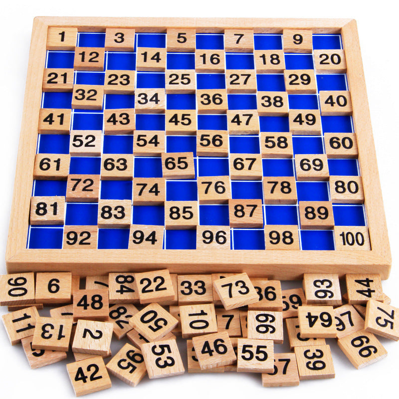 Wooden Montessori Toys Numbers Continuous Board Educational Toy 6