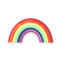 20Pcs Silicone 3D Focal Beads Smiling Sun Rainbow Flowers Holding White Cloud 10