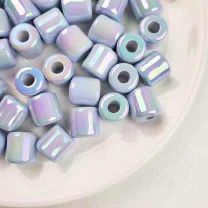 10pcs 16mm Tube Acrylic Beads Jewelry Making Craft Supplies 5