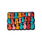 20pcs Silicone Focal Beads Thanksgiving Turkey Vibes Thankful Text 6