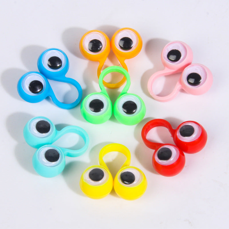 Plastic Googly Eye Finger Toy Fun Party Accessory for Kids 3