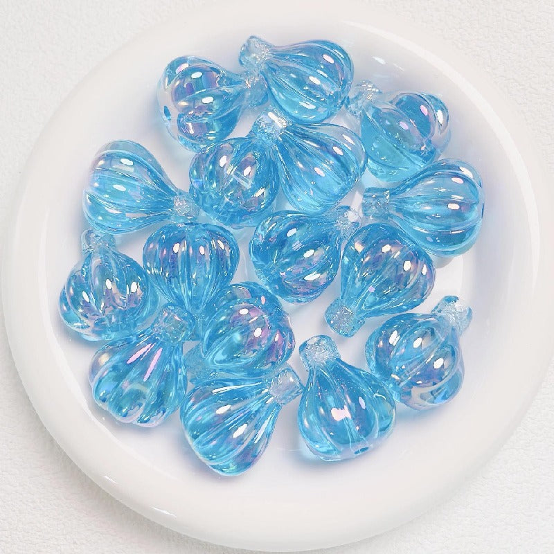 5pcs 30x25mm Hot Air Balloon Transparent Acrylic Beads 6