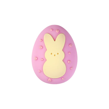 20Pcs Silicone 3D Focal Beads Easter Bunny Chick Holding Easter Egg 24
