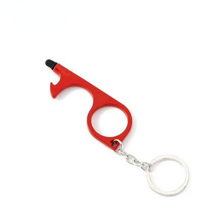 Multifunction Self Defense Keychain Non-Touch Bottle Opener 9