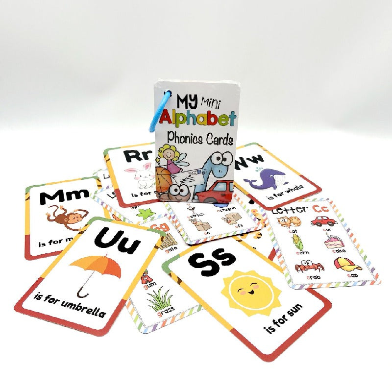 Educational Alphabet Flash Cards Early Learning Paper Toy 6