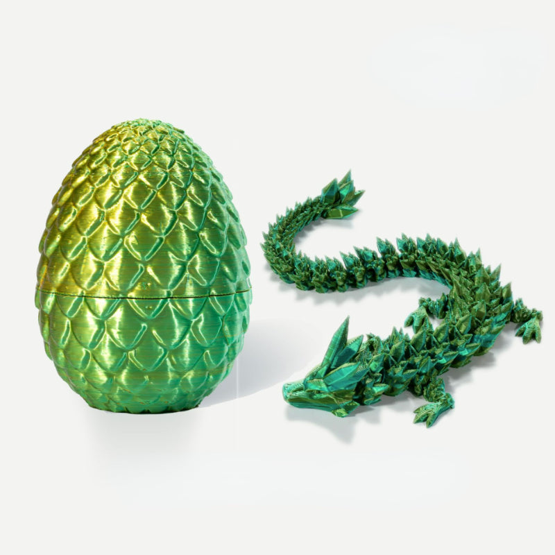 Dragon Egg 3D Printed Fidget Toy Articulated Flexible 7