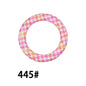 65mm Printed Round Silicone Rings 445