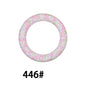 65mm Printed Round Silicone Rings 446