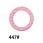 65mm Printed Round Silicone Rings 447