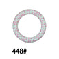 65mm Printed Round Silicone Rings 448