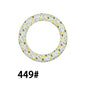 65mm Printed Round Silicone Rings 449