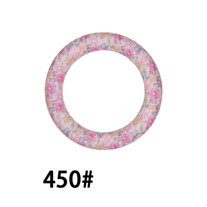 65mm Printed Round Silicone Rings 450
