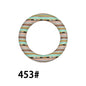 65mm Printed Round Silicone Rings 453