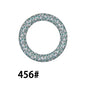 65mm Printed Round Silicone Rings 456