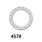 65mm Printed Round Silicone Rings 457