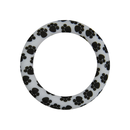 65mm Printed Round Silicone Rings 48