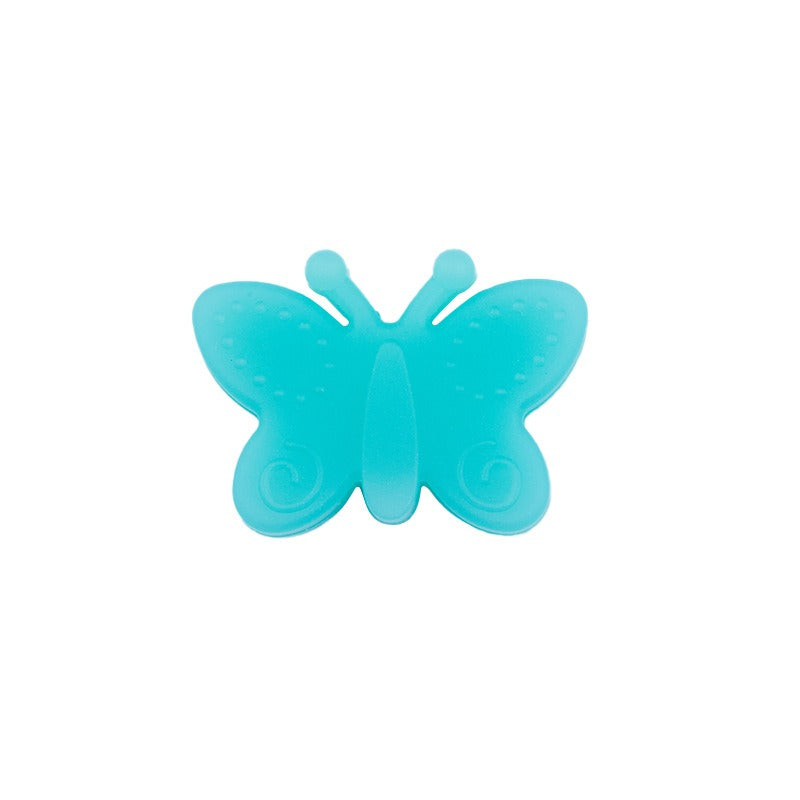 20pcs Silicone Focal Beads Butterfly Side Profile 13
