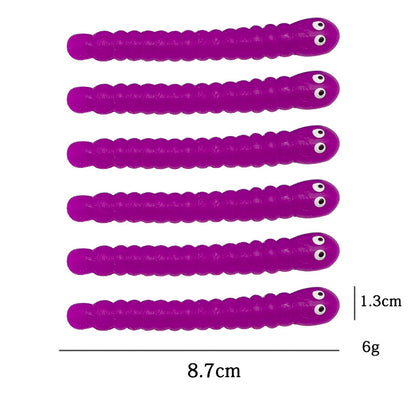 TPR Sensory Fidget Bug Caterpillar Stretch Toy 8.7 × 1.3cm 12