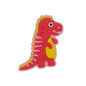20pcs Silicone Focal Beads Dinosaur Multicolor Side Profile 4