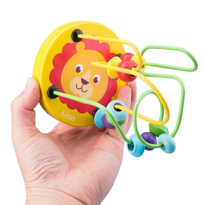 Mini Wooden Bead Maze Educational Toy for Toddlers 4