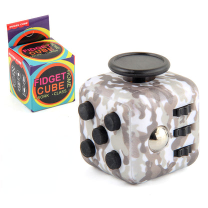 Silicone Fidget Cube 6-Function Decompression Desk Toy 3.4cm 22