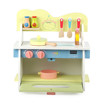 Wooden Montessori Toys Simulation Kitchenware Set for Kids