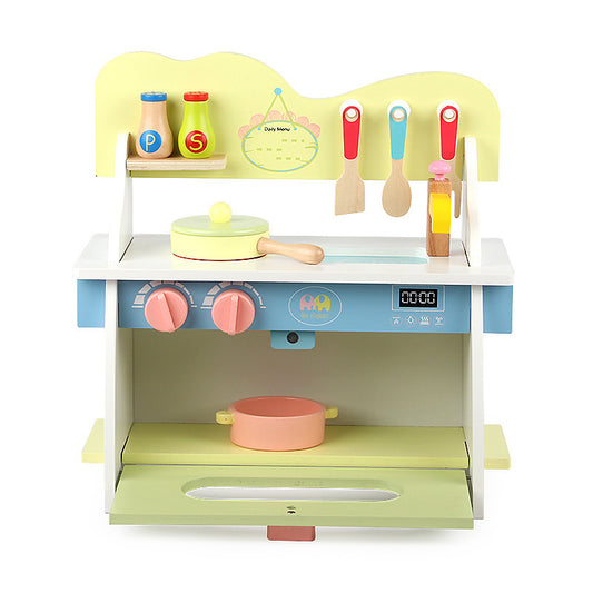 Wooden Montessori Toys Simulation Kitchenware Set for Kids
