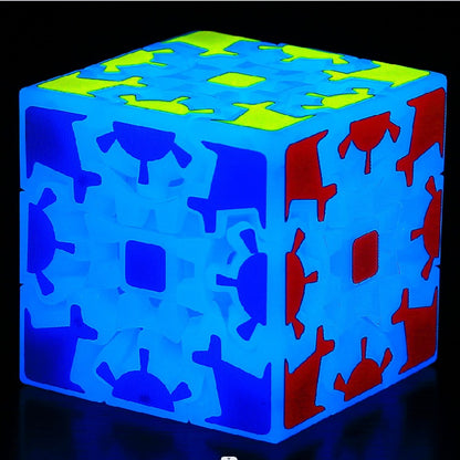 Plastic Gear Fidget Cube Puzzle Toy 5.6cm Size 6