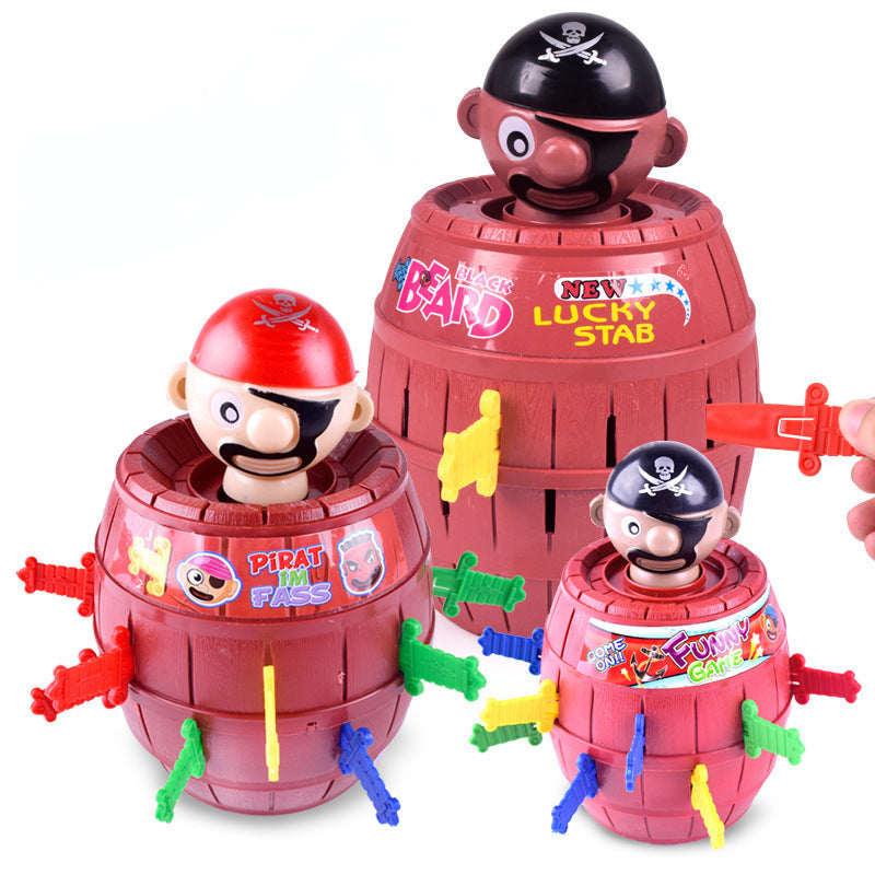 Pirate Barrel Prank Toy Interactive Desktop Game for Kids 3