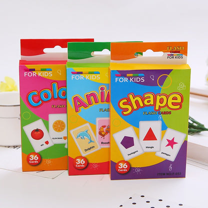Educational Flash Cards Animal Transport Fun Paper Learning Toy 4