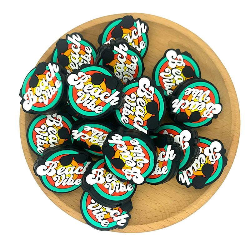 20pcs Silicone Focal Beads Beach Vibe Sunglasses Graphic 2