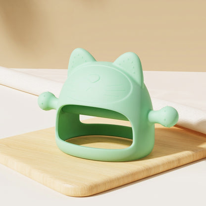 Kitten Silicone Baby Teether Wristband Toy for Infant 6