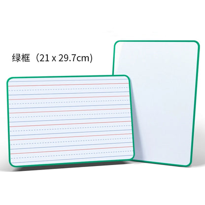 Double Sided Magnetic Metal Dry Erase Board Educational Toy 29cm 10
