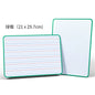 Double Sided Magnetic Metal Dry Erase Board Educational Toy 29cm 10