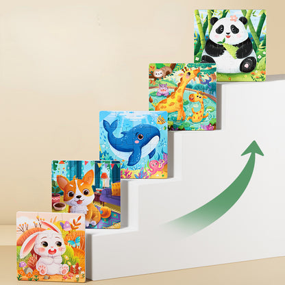 Magnetic Puzzle Montessori Toys Paper Educational Toy