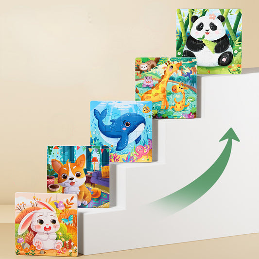 Magnetic Puzzle Montessori Toys Paper Educational Toy