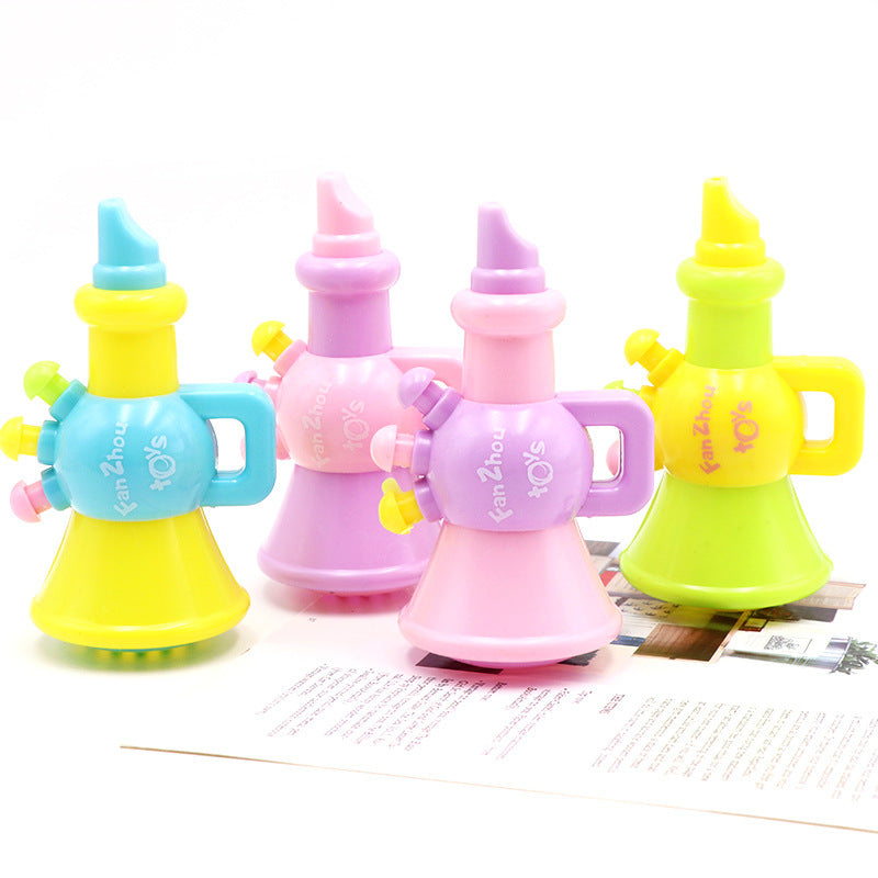 Small Plastic Kids Toy Trumpet Musical Instrument for Early Education 2