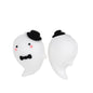 Silicone 3D Focal Beads Ghost Wearing Top Hat and Bow Tie