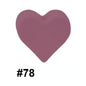 50pcs 14mm Heart Silicone Beads Colorful Diy Teether Accessories 37